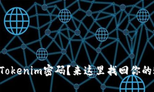 忘记Tokenim密码？来这里找回你的账户！